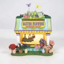 Department 56 Original Snow Village<Easter Gardens Flower Shop