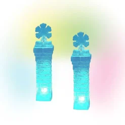 Department 56 Village Accessories<Lit Ice Castle Corners