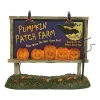 Department 56 Village Halloween Accessories<Lit Pumpkin Patch Billboard