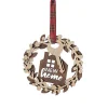 Department 56 Flourish<New Home Wreath Orn