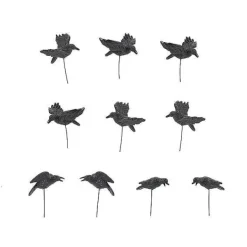 Department 56 Village Halloween Accessories<Set Of 10 Halloween Crows
