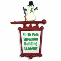 Department 56 Replacement Parts<Snowman Building Academy Sign