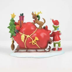 Department 56 Grinch Villages<The Grinch's Small Heart Grew