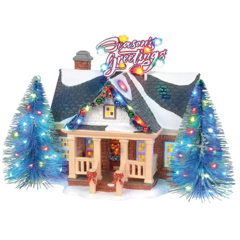 Department 56 Original Snow Village-Brite Lites Holiday House