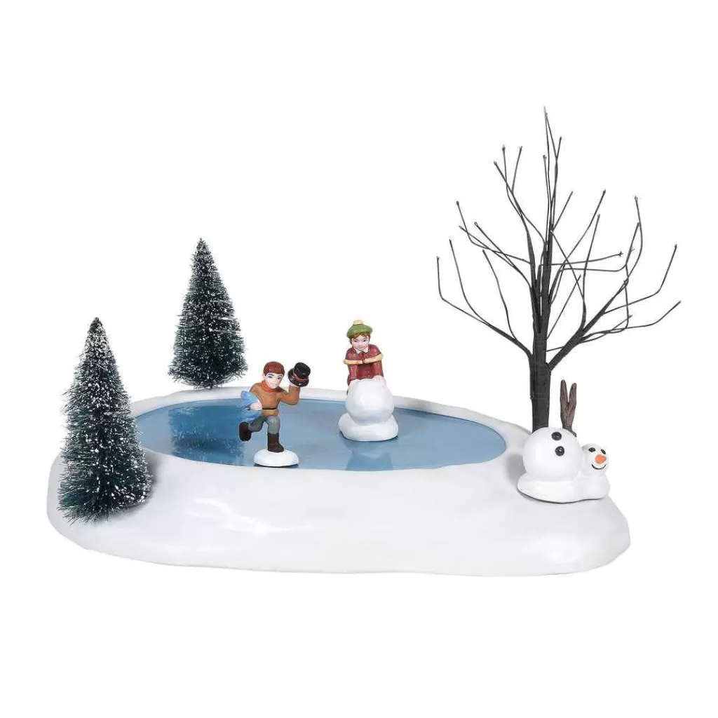 Department 56 Village Accessories-Building A Snowman