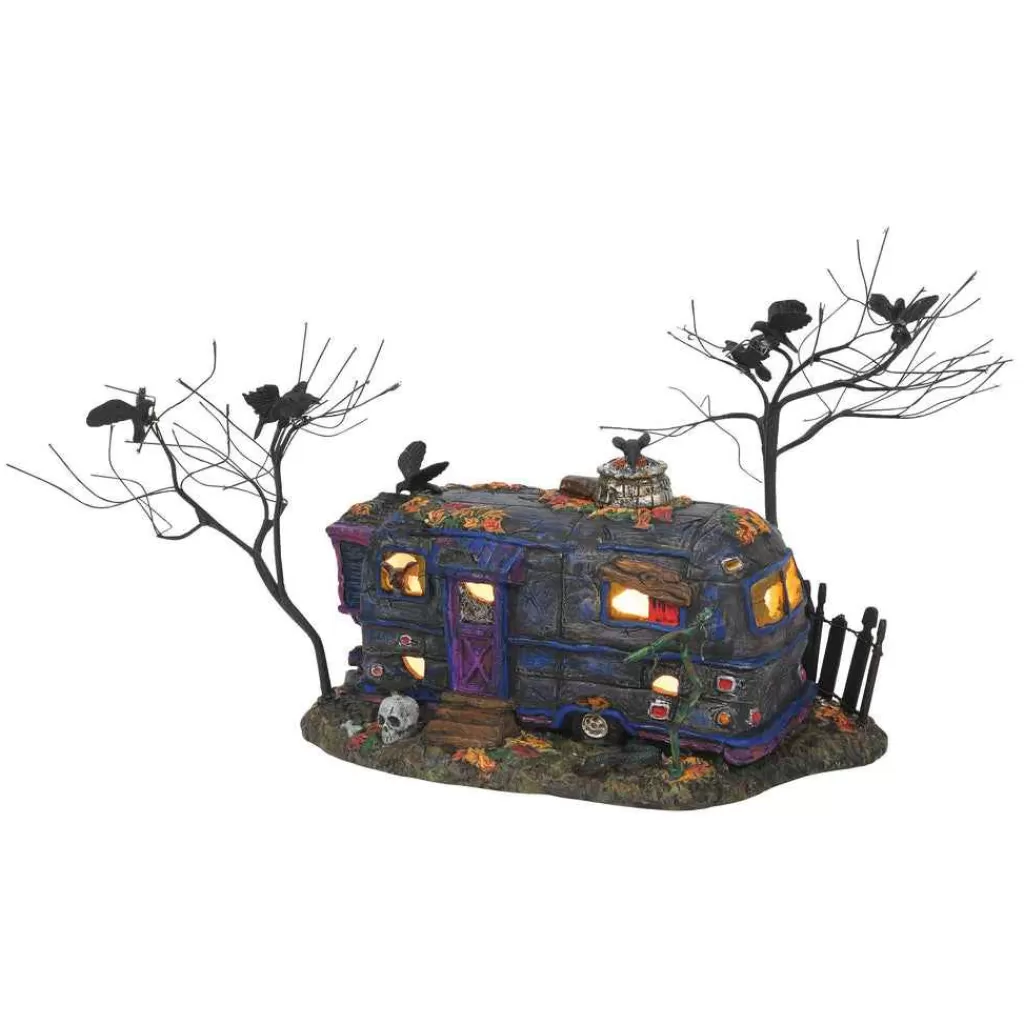 Department 56 Snow Village Halloween-Cackling Crow Caravan