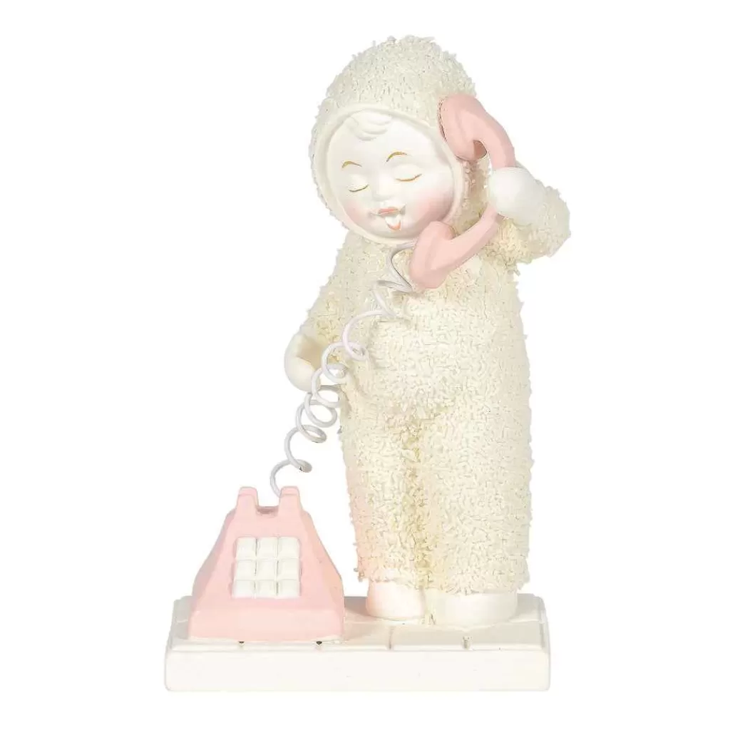 Department 56 Snowbabies Classic Collection-Calling To Say I Love You