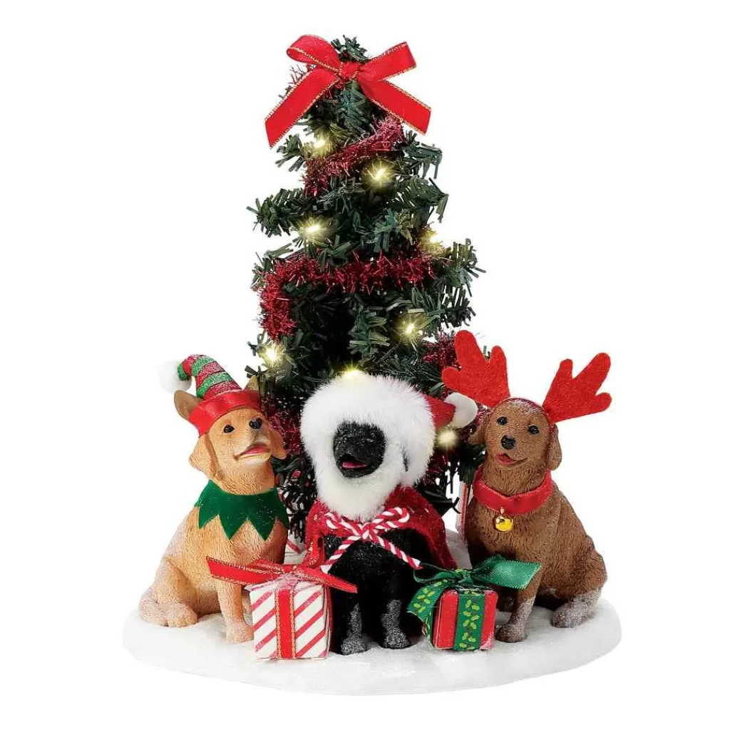 Department 56 Possible Dreams Accessories-Caroling Dogs