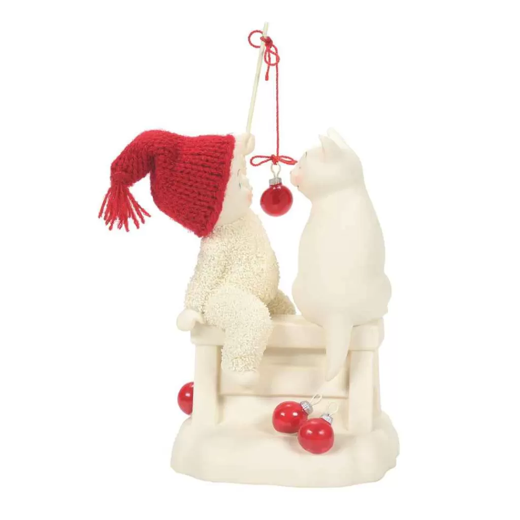 Department 56 Snowbabies Classic Collection-Cats Love Shiny Things