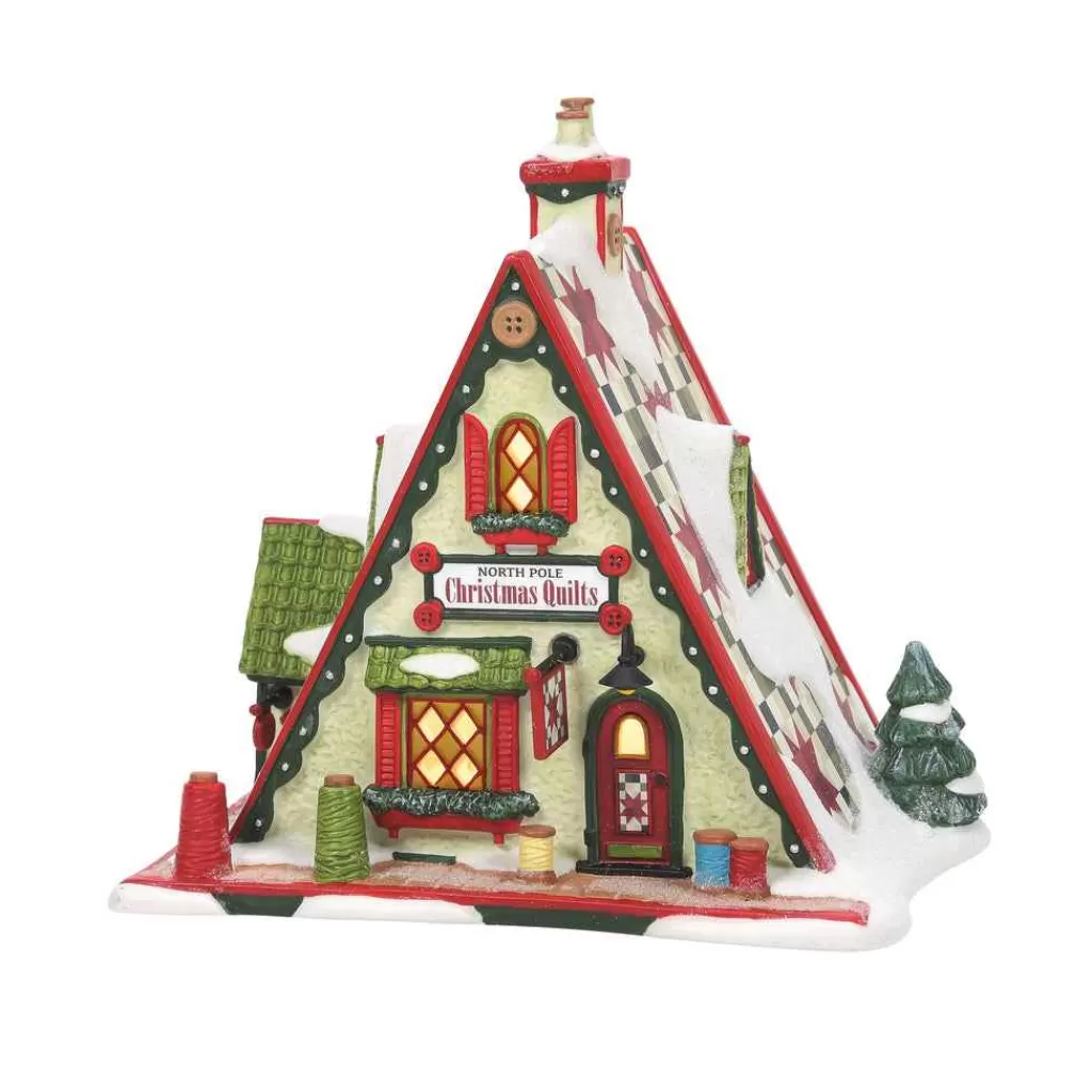 Department 56 North Pole Series-Christmas Quilts