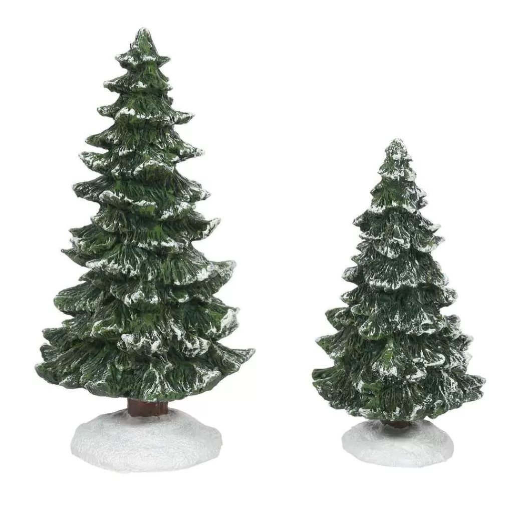 Department 56 Village Accessories-Christmas Spruces St/2