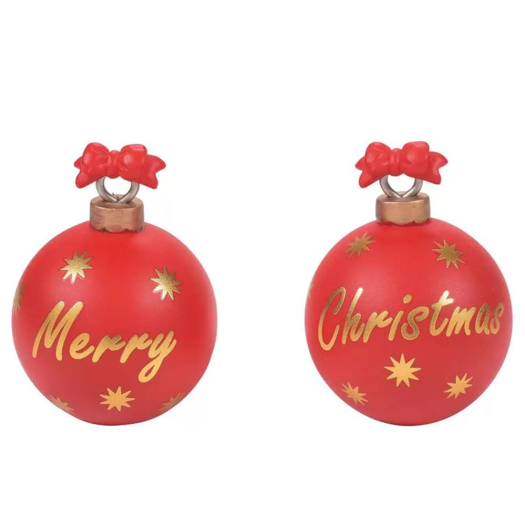 Department 56 Village Accessories-Christmas Welcome St/2