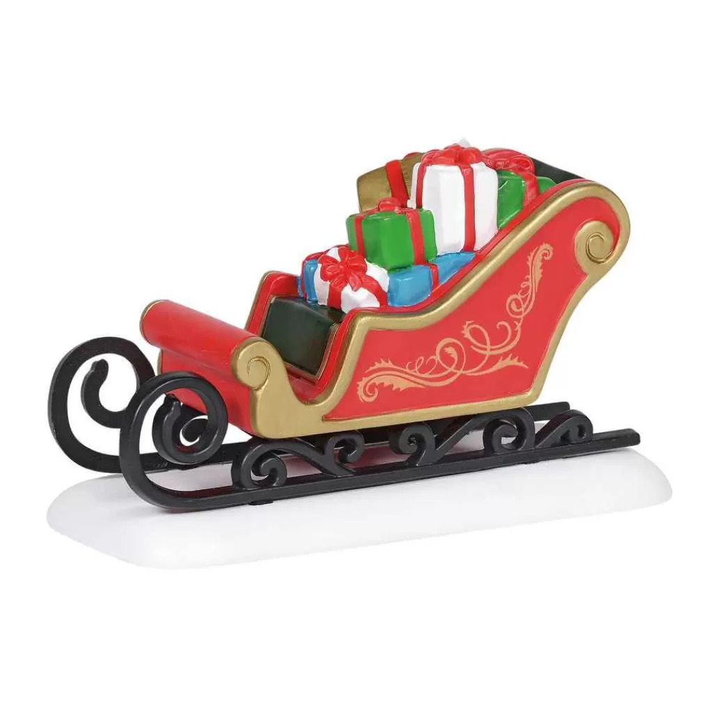 Department 56 Village Accessories-Classic Christmas Sleigh