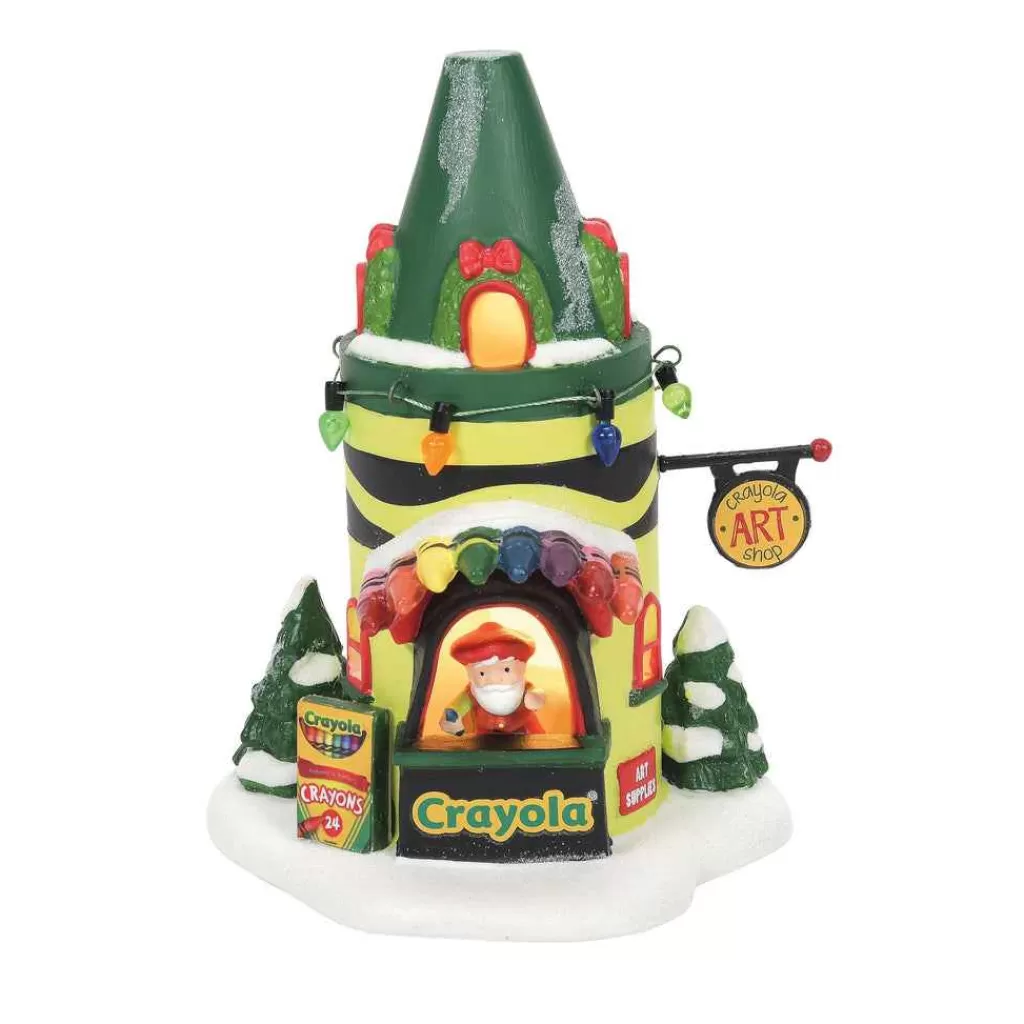 Department 56 North Pole Series-Crayola Art Center