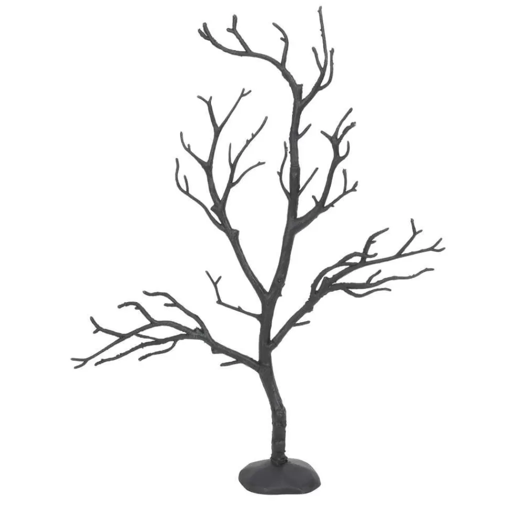 Department 56 Village Halloween Accessories-Dark Shawdows Backdrop Tree