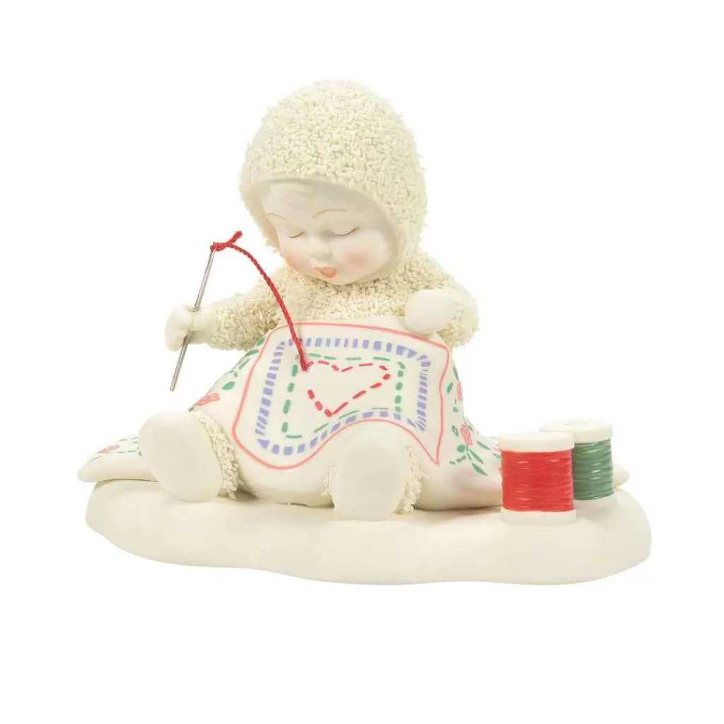 Department 56 Snowbabies Classic Collection-Embroidered In Love