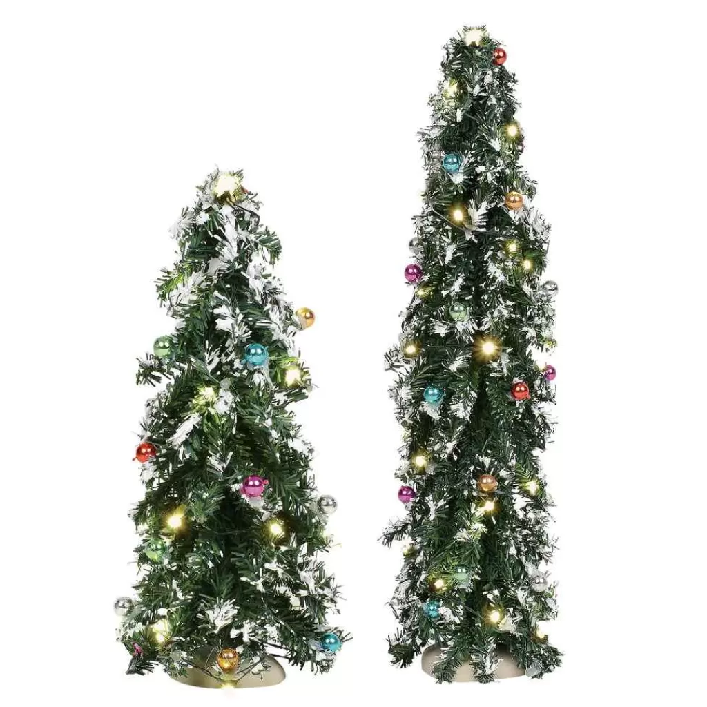 Department 56 Village Accessories-Festive Mountain Pines