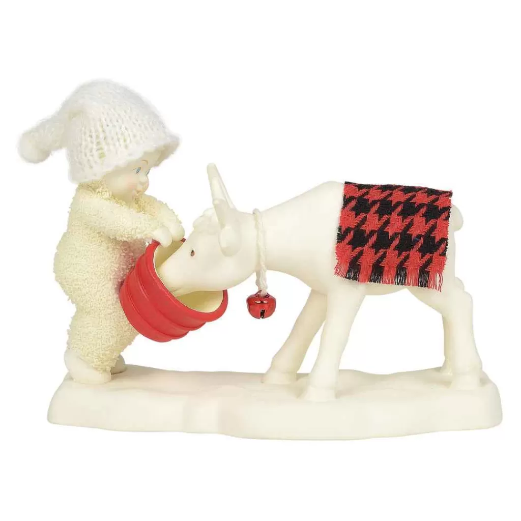 Department 56 Snowbabies Classic Collection-Fueling Santa'S Flight