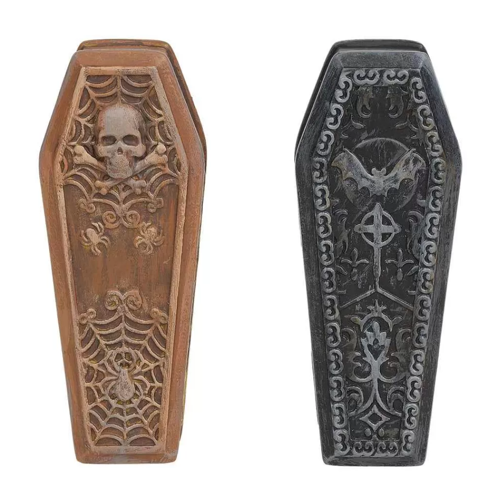 Department 56 Village Halloween Accessories-Ghastly Coffins