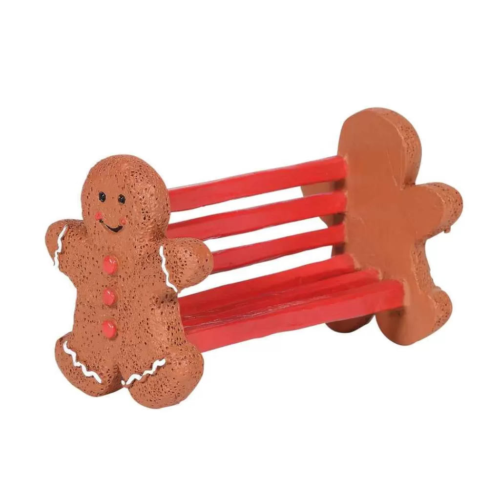 Department 56 Village Accessories-Gingerbread Bench