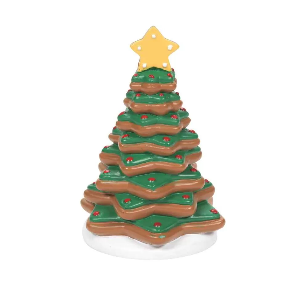 Department 56 Village Accessories-Gingerbread Christmas Tree