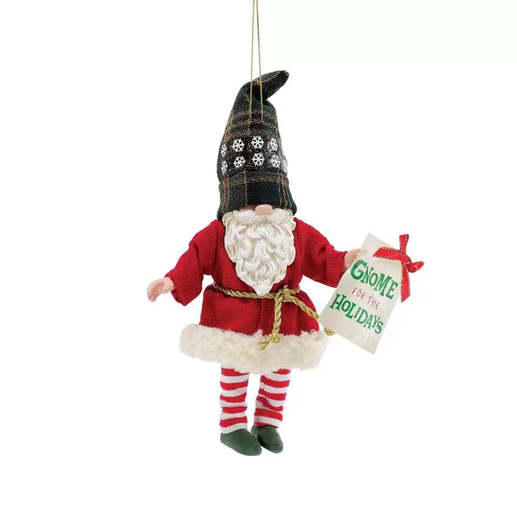 Department 56 Possible Dream Ornaments-Gnome Holidays Orn