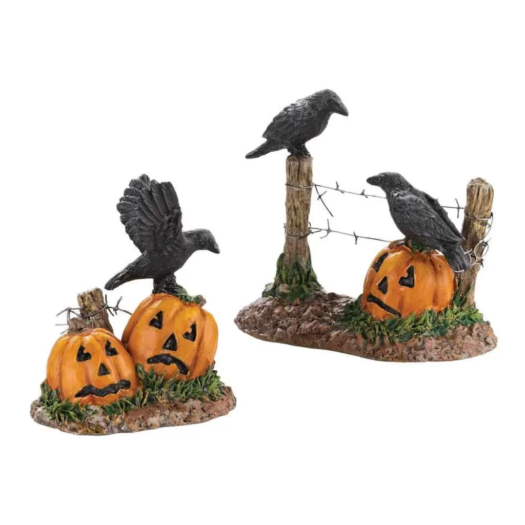 Department 56 Village Halloween Accessories-Halloween Ravens