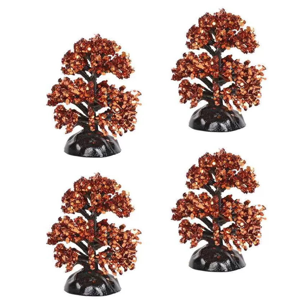 Department 56 Village Halloween Accessories-Halloween Sparkle Shrubs