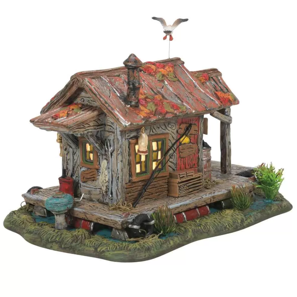 Department 56 Snow Village Halloween-Haunted Swamp Shanty