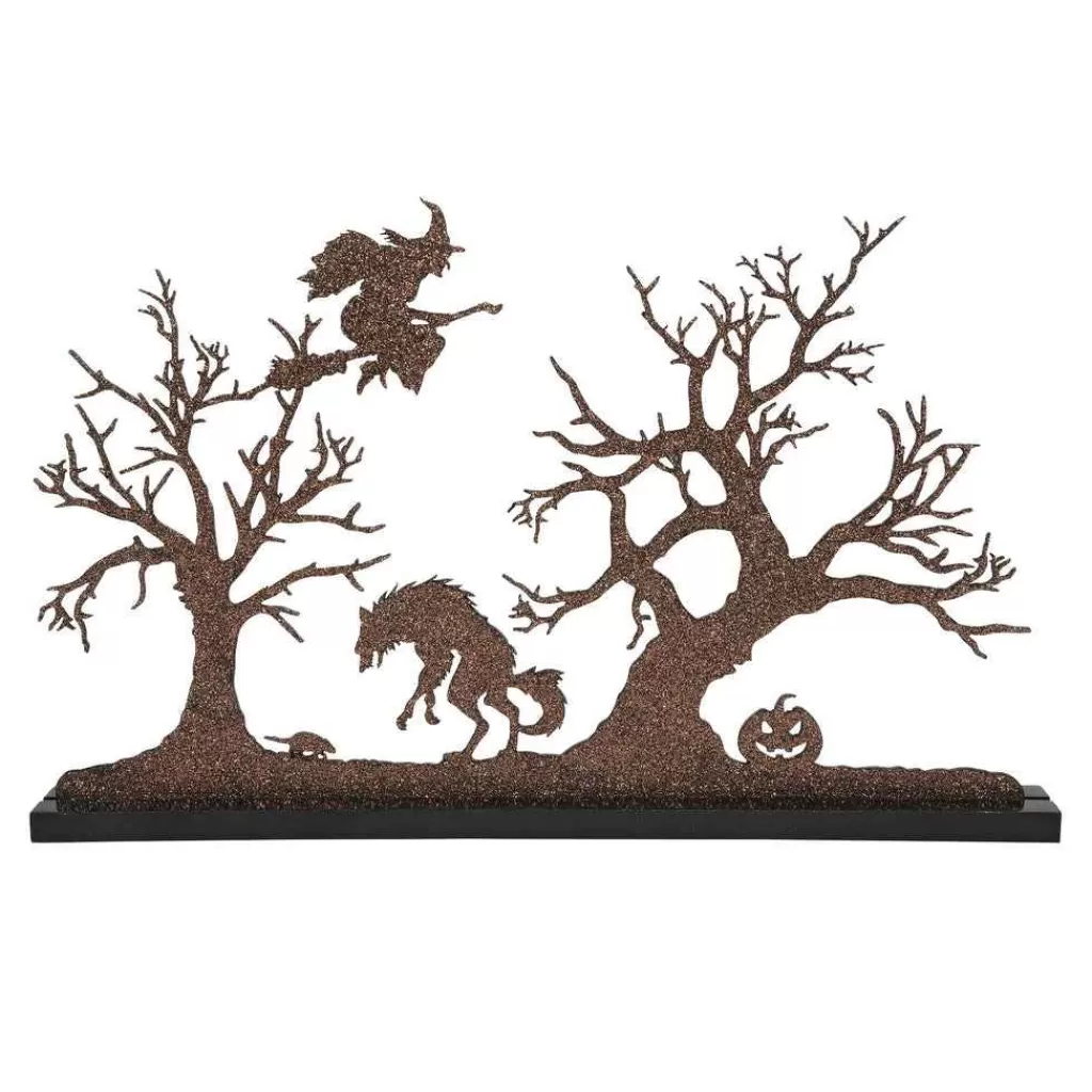 Department 56 Village Halloween Accessories-Haunted Woods Silhouette