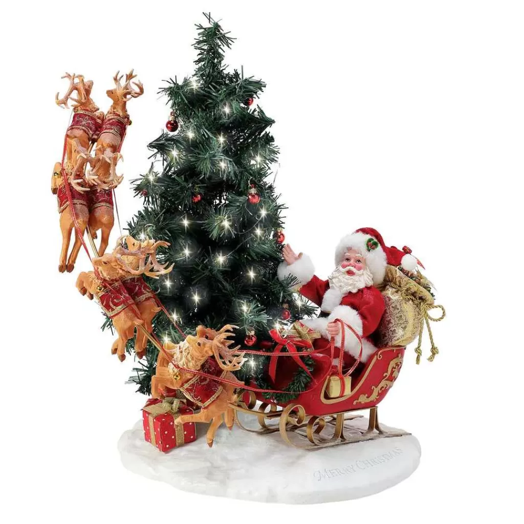 Department 56 Christmas Traditions-Here Comes Santa Claus