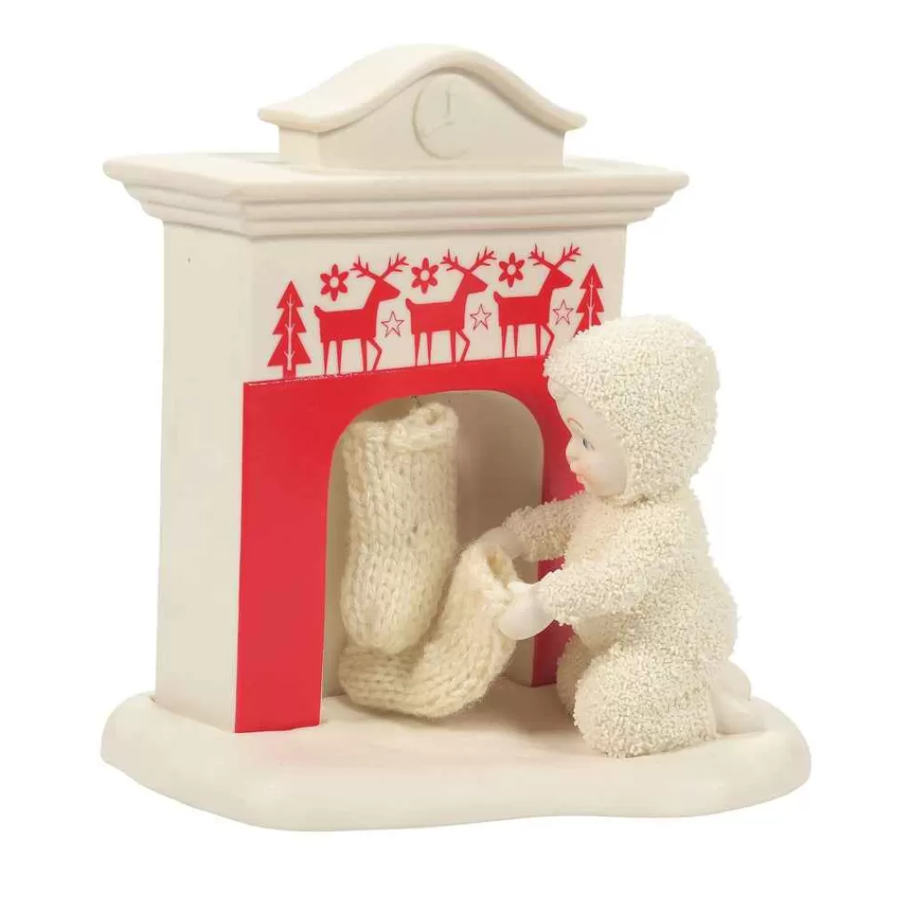 Department 56 Snowbabies Classic Collection-Hung By The Chimney With Care