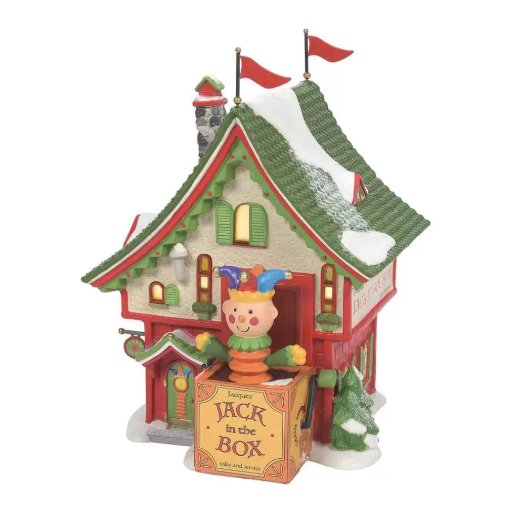 Department 56 North Pole Series-Jacques Jack In The Box Shop