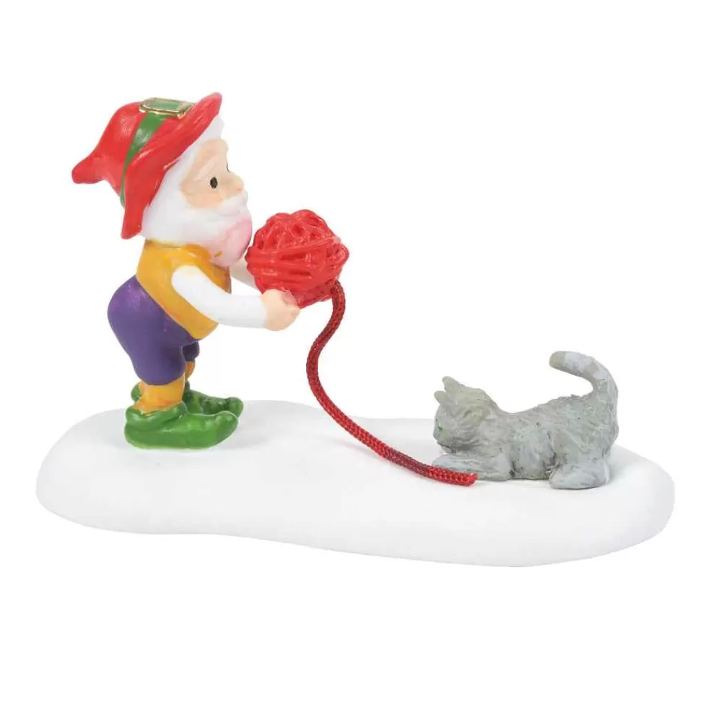 Department 56 North Pole Series-Kitten Tested For Best Mittens