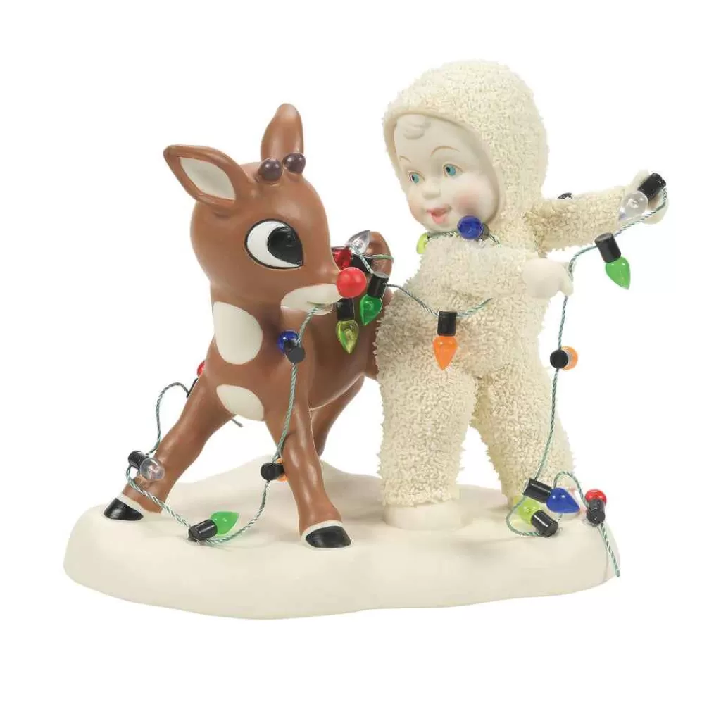 Department 56 New 2023 Snowbabies-Light It Up, Rudolph