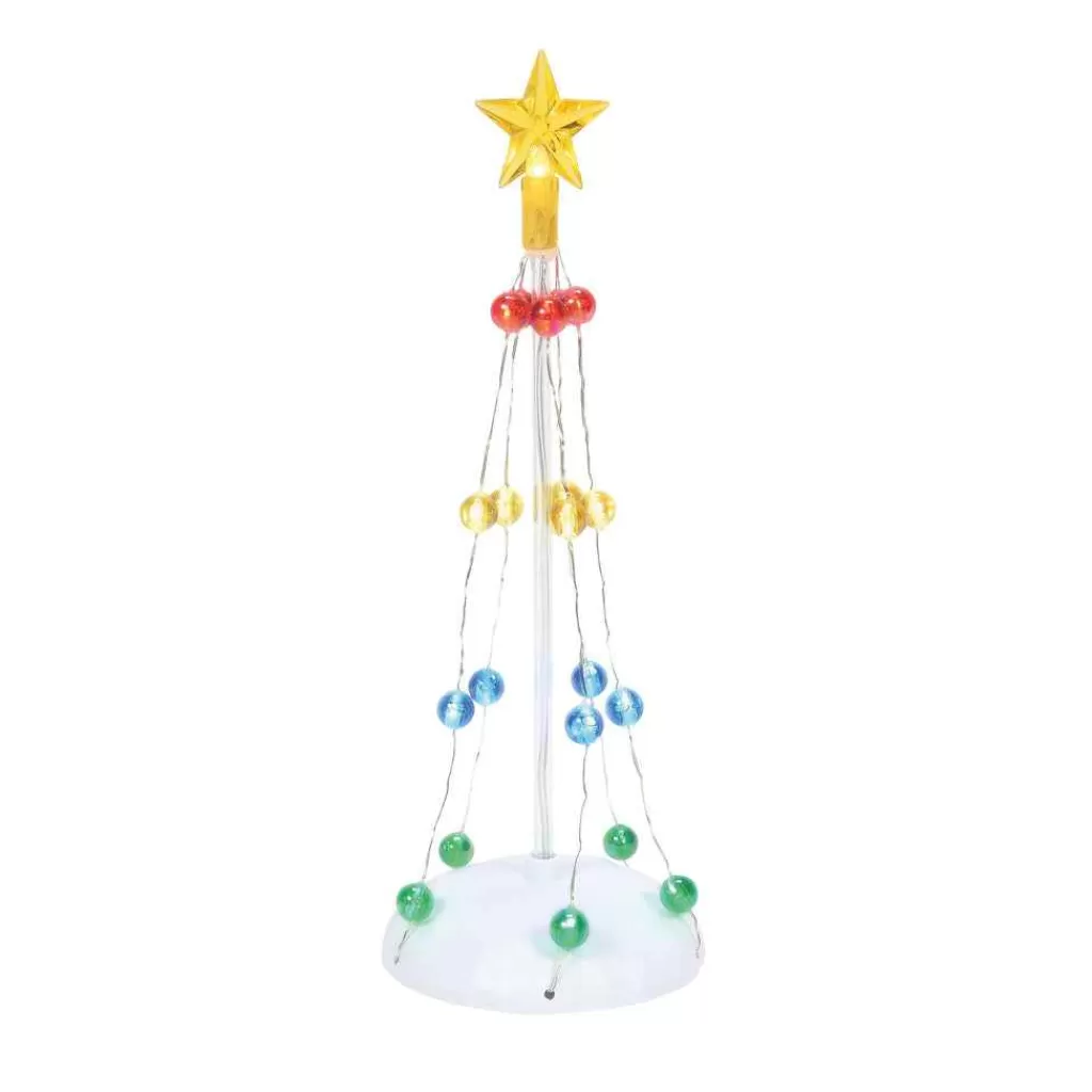 Department 56 Village Accessories-Lit Christmas Pole Tree