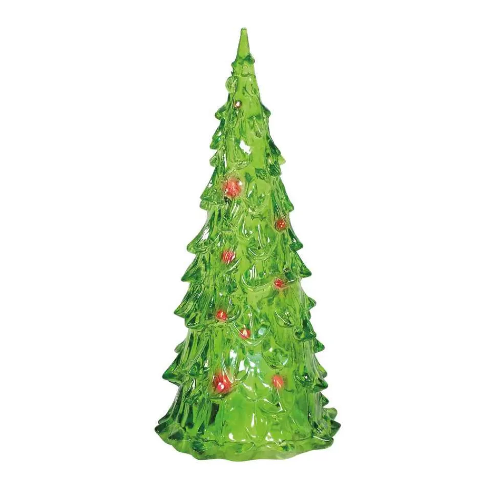 Department 56 Village Accessories-Lit Emerald Trees