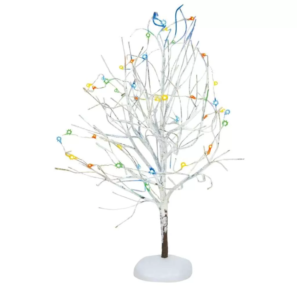 Department 56 Village Accessories-Lit White Frost Tree