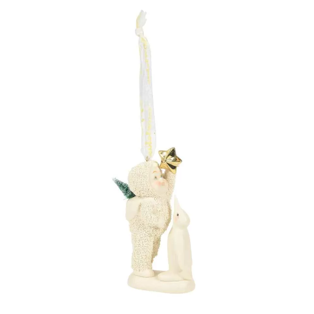 Department 56 Snowbabies Ornaments-Look For The Star Ornament