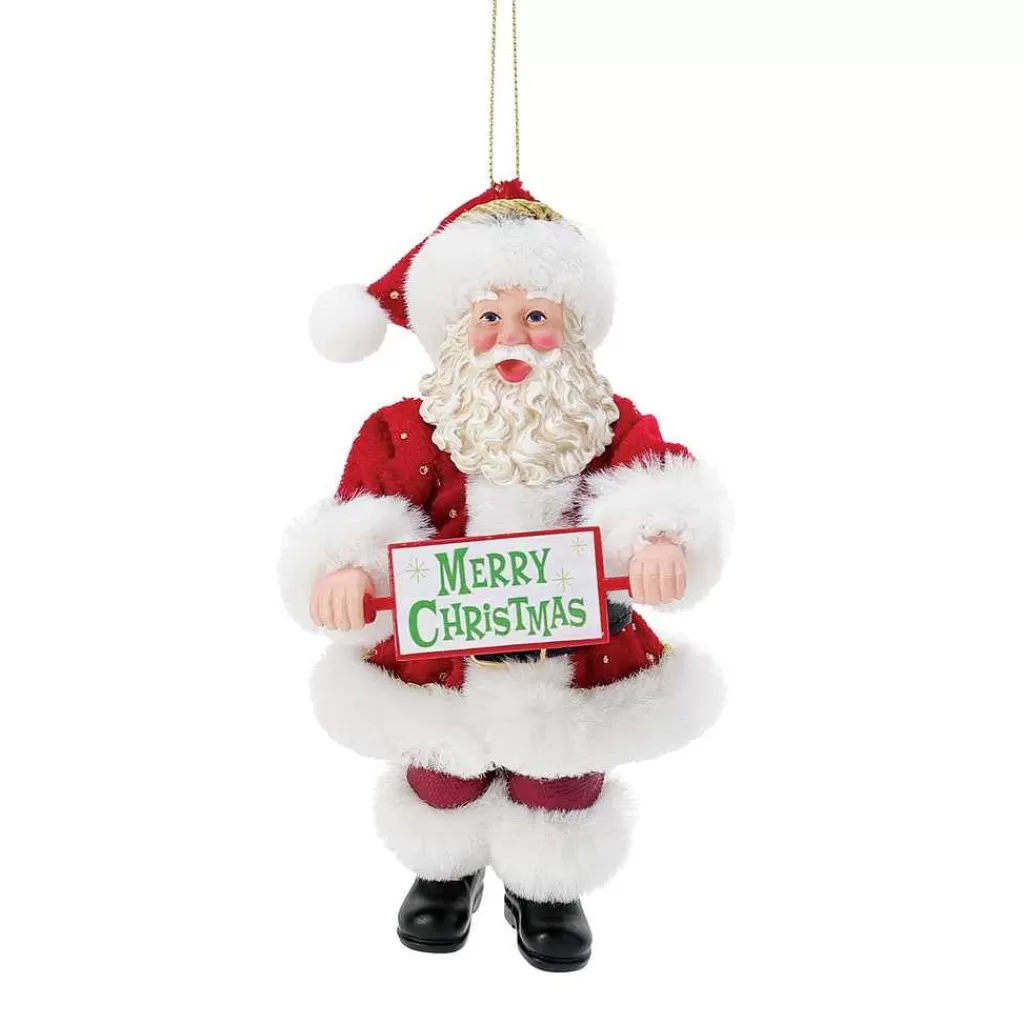 Department 56 Possible Dream Ornaments-Merry Christmas/2023 Orn