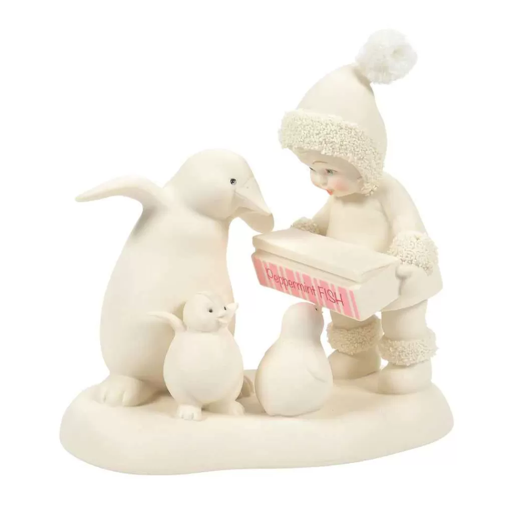 Department 56 Snowbabies Classic Collection-Peppermint Fish