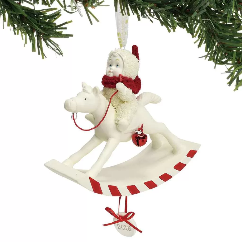 Department 56 Snowbabies Ornaments-Peppermint Pony Ornament, 2018