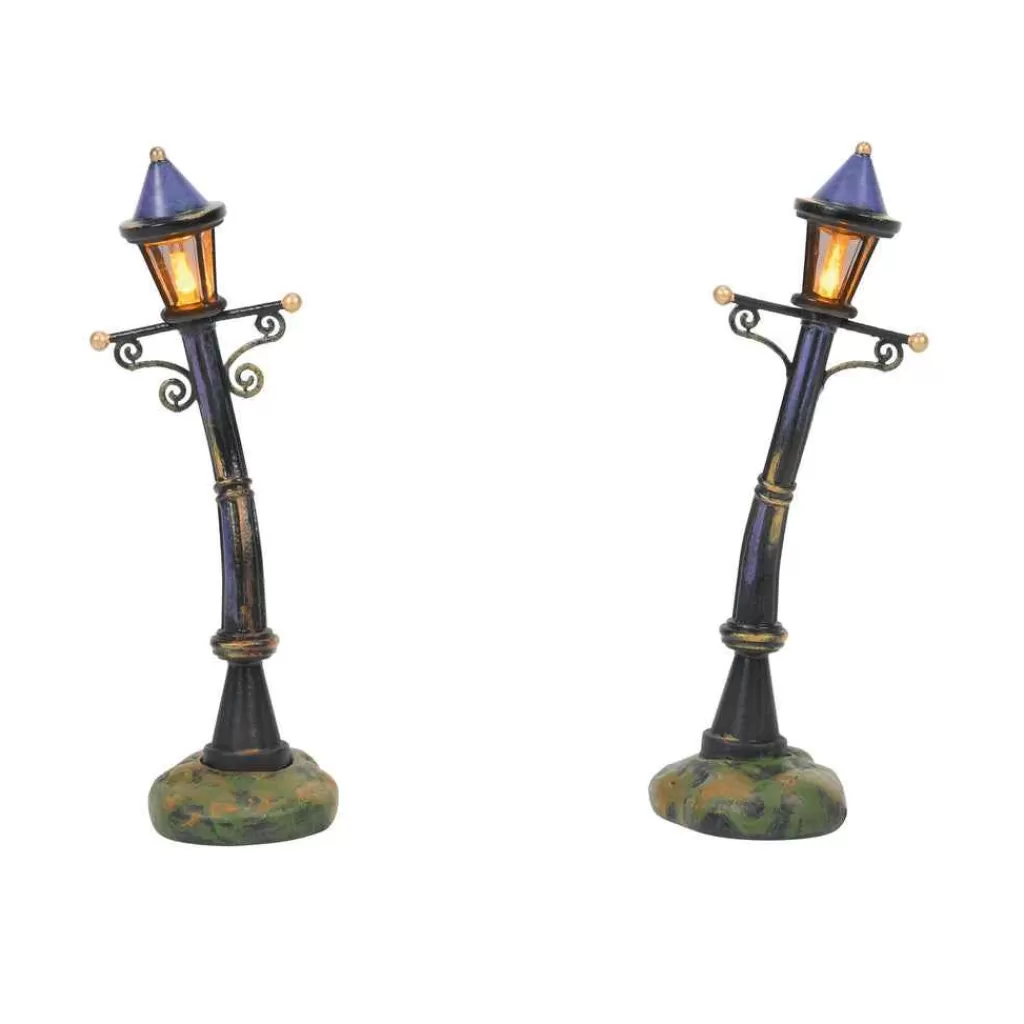 Department 56 Village Halloween Accessories-Purple Night Lights