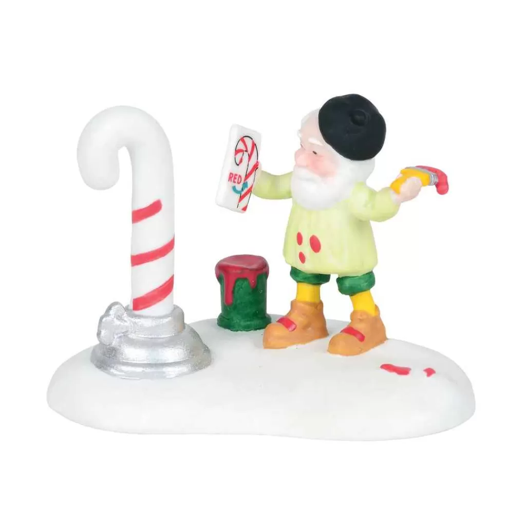 Department 56 North Pole Series-Puttin' On The Stripes