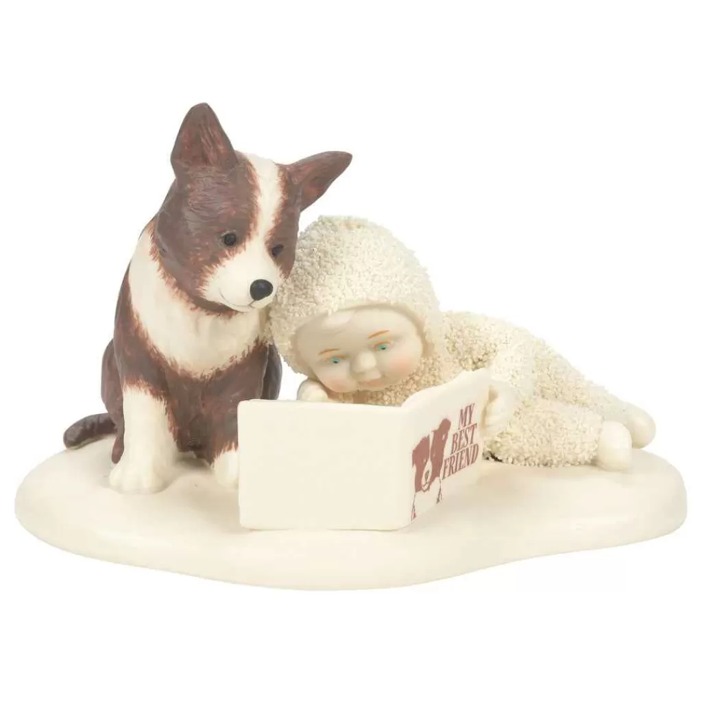 Department 56 Snowbabies Classic Collection-Reading To My Best Friend