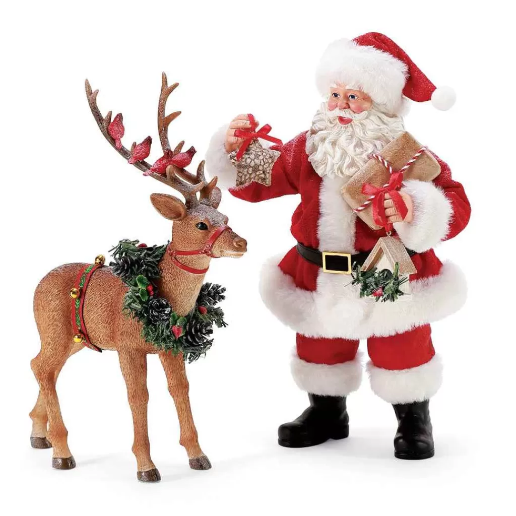 Department 56 New Santas-Reindeer And Friends