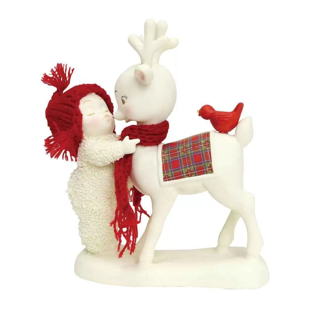 Department 56 Snowbabies Christmas Memories-Reindeer Kisses