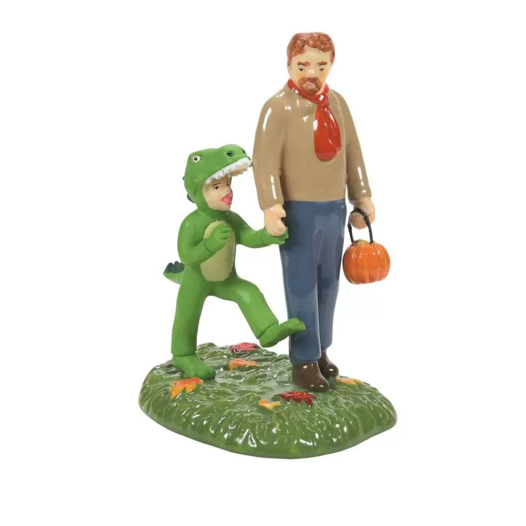 Department 56 Village Halloween Accessories-Rex Need More Candy