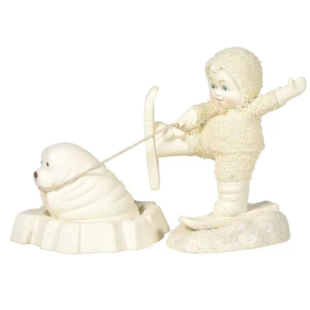 Department 56 Snowbabies Classic Collection-Rope Tow