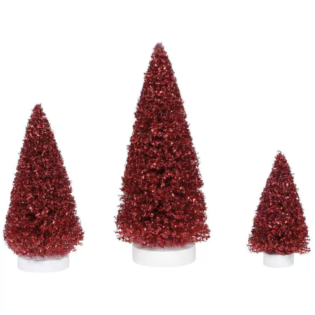 Department 56 Village Accessories-Ruby Christmas Pines